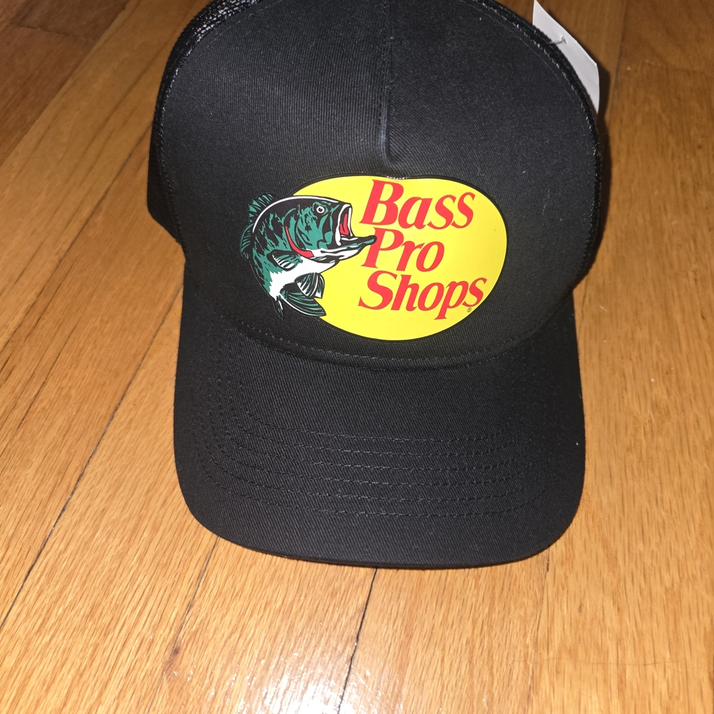 Bass Pro Shops Black Trucker Hat - Picture 5 of 5